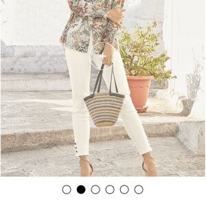 Peruvian Connection Ryder Pants | cream | size 12